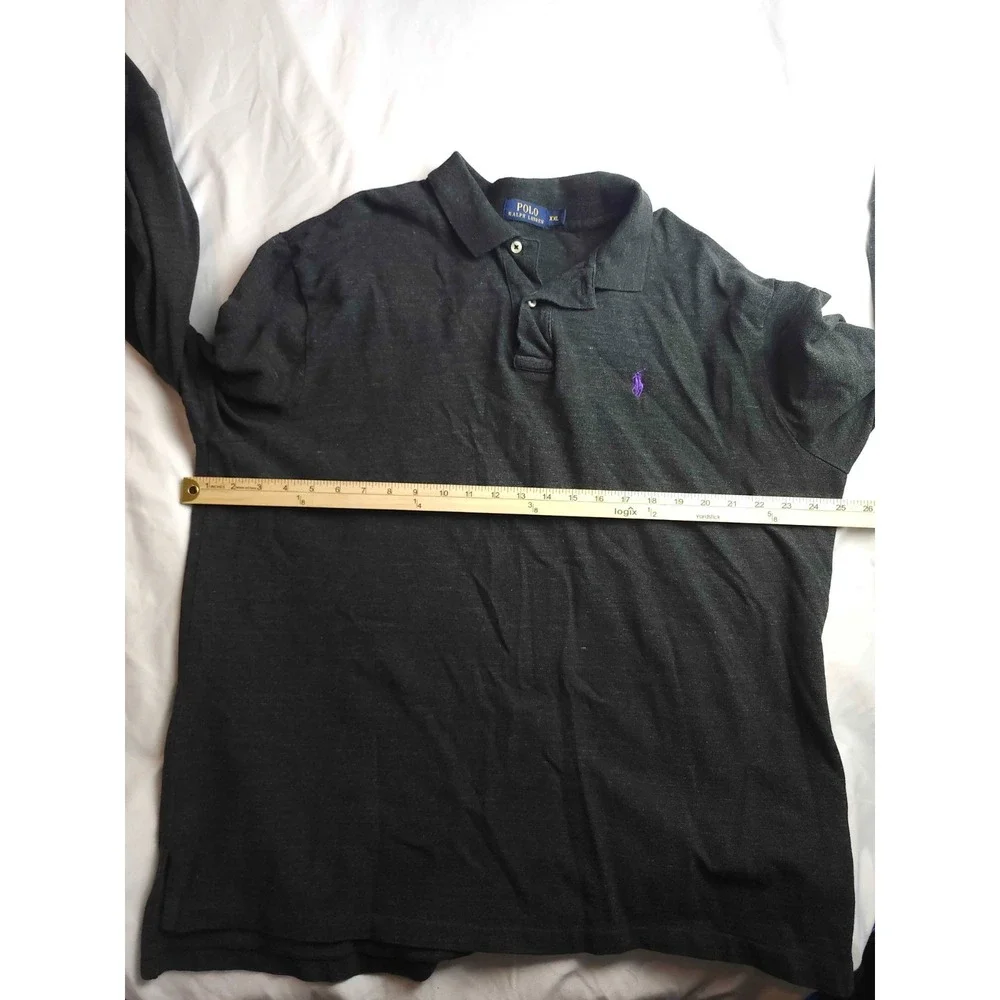 Polo Ralph Lauren Polo Shirt Mens‎ Size 2XL Black Long Sleeve Casual Preppy